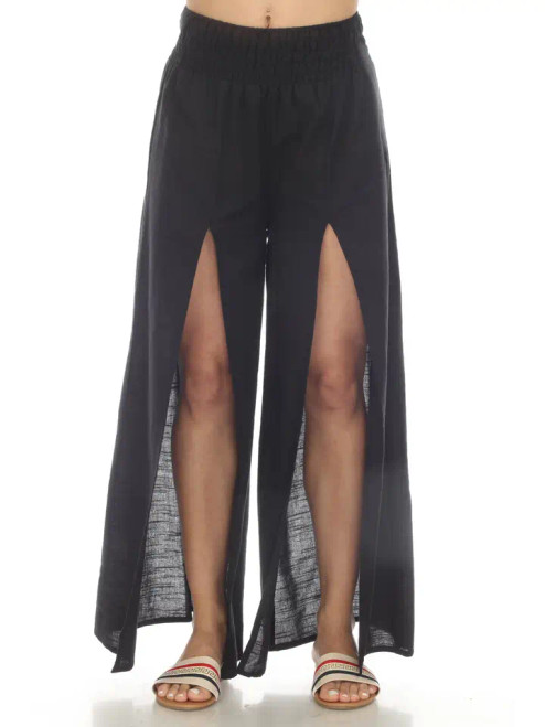 Pants - Split Harem/Black