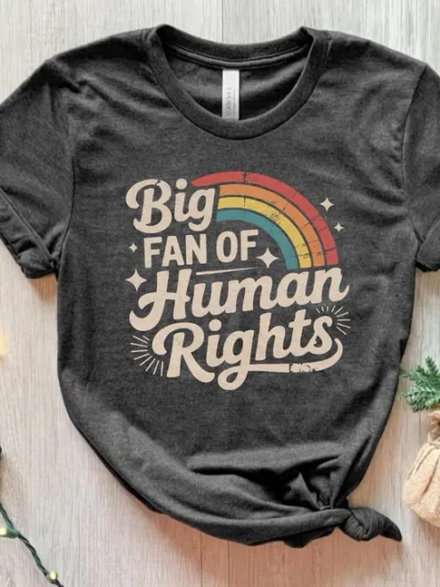 T-shirt - Big Fan of Human Rights