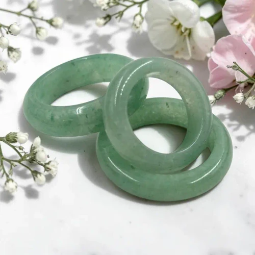 Ring/Gemstone - Green Aventurine