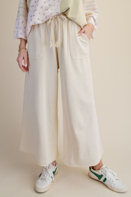 Pants - Mineral Washed/Ecru