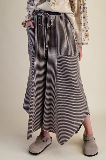 Pants - Palazzo/Coffee