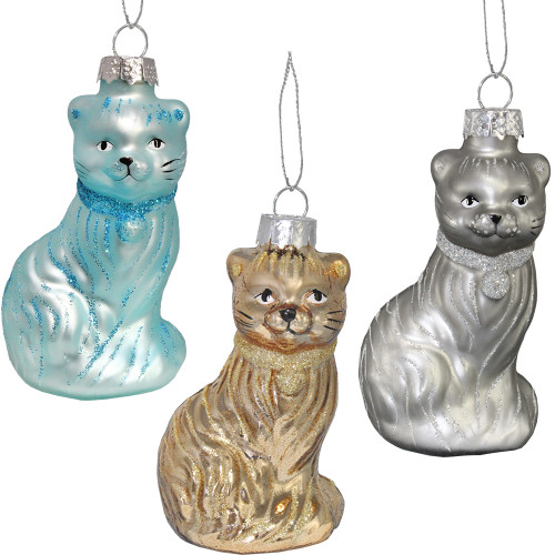 Ornament - Cat/Glass