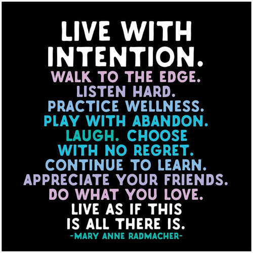 Magnet - Live with intention...