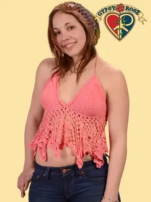 Top - Crochet Halter Top