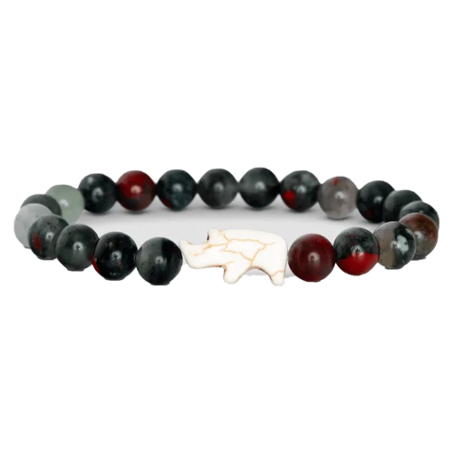 Bracelet - Rhino/Charge/Savanna Stone