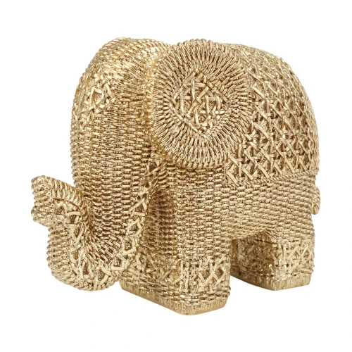 Elephant - Woven/Gold