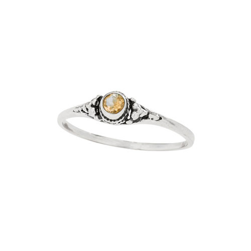 Ring - Round Citrine