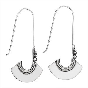 Earrings - Long Wire w/ Flat Paddle