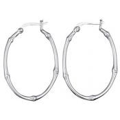 Earrings/Hoops -Bamboo w/ Hinge