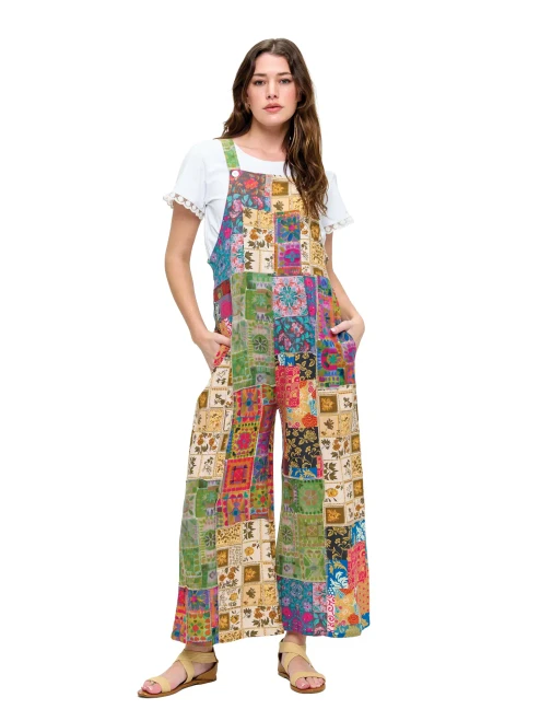 Overalls - Boho/Botanical