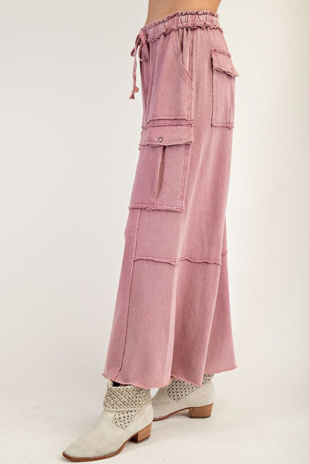 Pants - Mineral Washed/Faded Plum