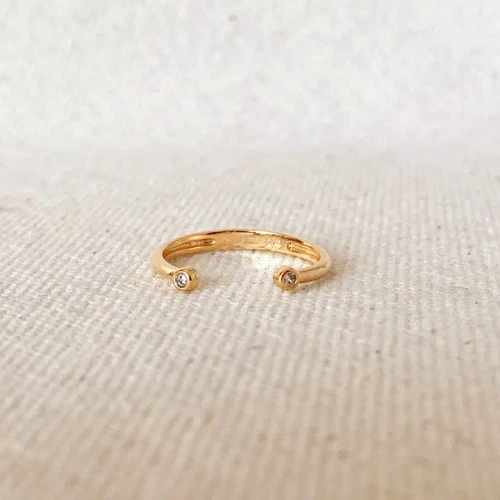 Ring/Gold - Open Zirconia