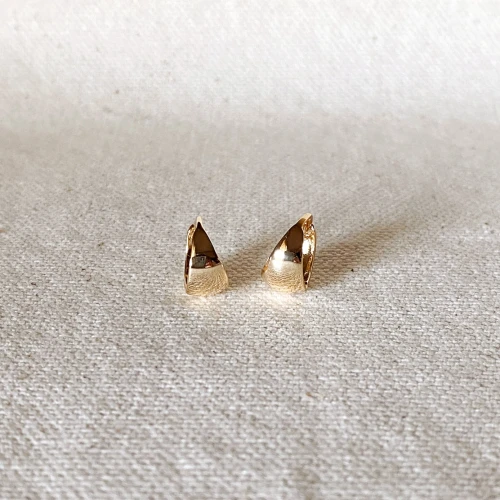 Ring/Gold/Hoop - Clicker Hoop Earrings