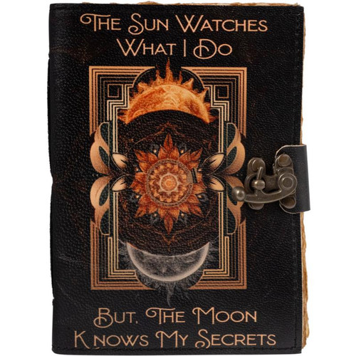 Journal/Leather - The Sun Watches What I do