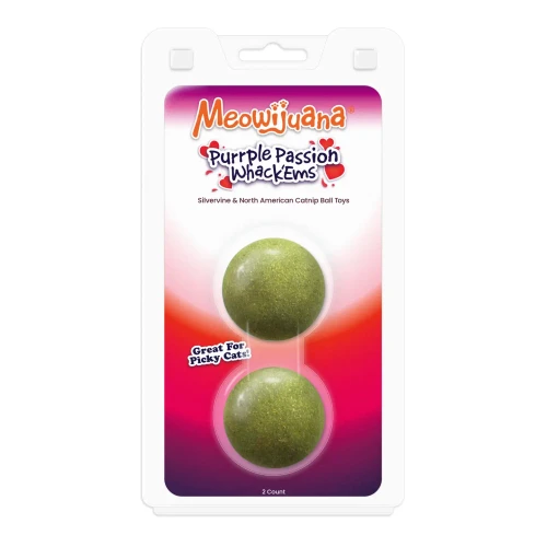 Purple Passion - Compressed Catnip Ball/2 Pack