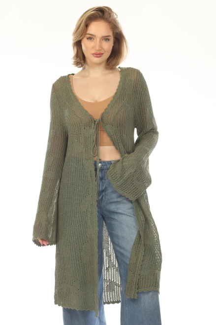 Cardigan - Tree of Life/Sage