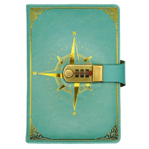 Journal/Locking - Compass/Teal