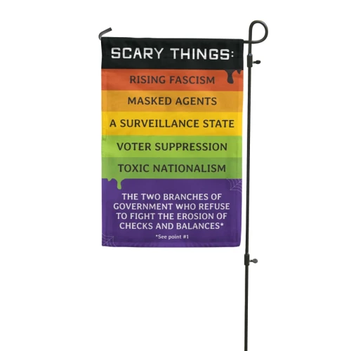 Garden Flag - Scary Things