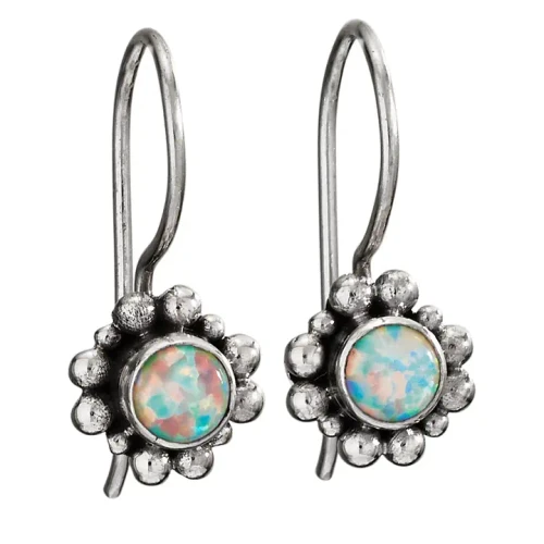 Earrings - Beaded Opal