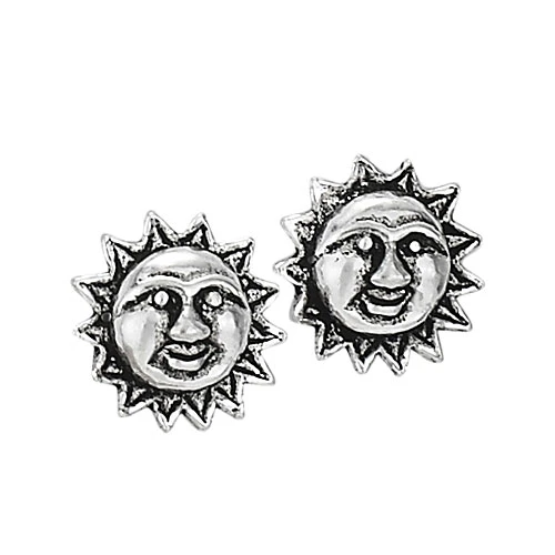 Earrings - Sun Face/Studs