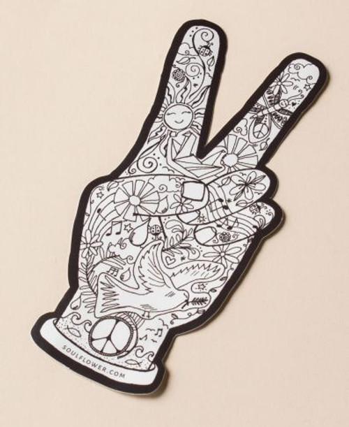 Sticker - Peace Fingers Sticker - Peace Fingers
