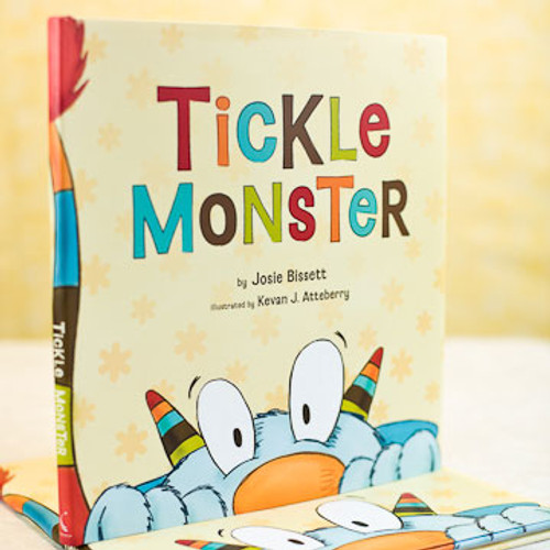 Share the treasured gift of laughter with your child.

The Tickle Monster book by Josie Bissett is sure to be a classic. A loveable monster has just flown in from Planet Tickle. His mission is to tickle any child who happens to be following along in the Tickle Monster book. Parents read aloud and do the tickling, while children laugh and squirm with delight.

■Original illustrations by Kevan J. Atteberry 

■36 page hard-cover with dust jacket 

■Measures 10.375” x10.75” 

■Printed with soy ink on recycled paper 

Read some wonderful reviews on these blogs: 
The Children's Book Review 
Pickaboo Picks 
Toronto4Kids 

Winner of the PTPA Award 
Winner of the Mom's Choice Award 
Winner of the Family Choice Award