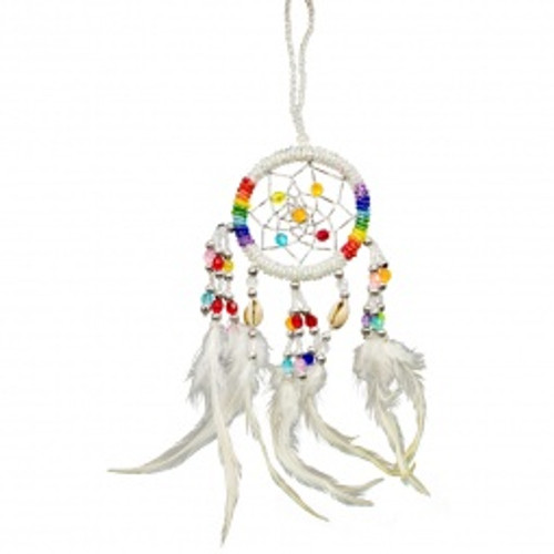 Dreamcatcher - 7 Chakras/White Dreamcatcher - 7 Chakras/White