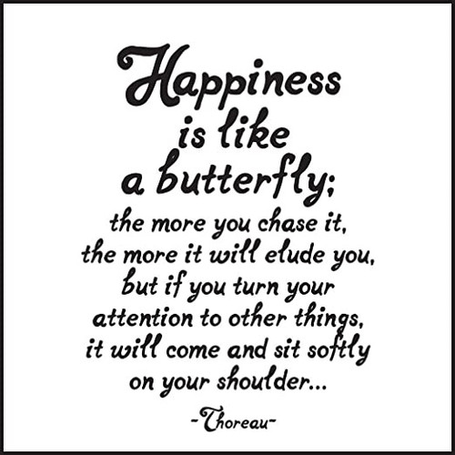 Magnet - Happiness is like a butterfly... Magnet - Happiness is like a butterfly...