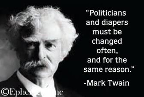 Magnet - Politicians and diapers...