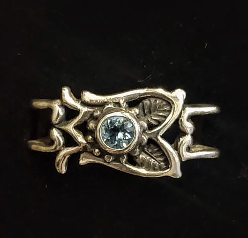 Sale Ring - Blue Topaz Silver Bug Sale Ring - Blue Topaz Silver Bug