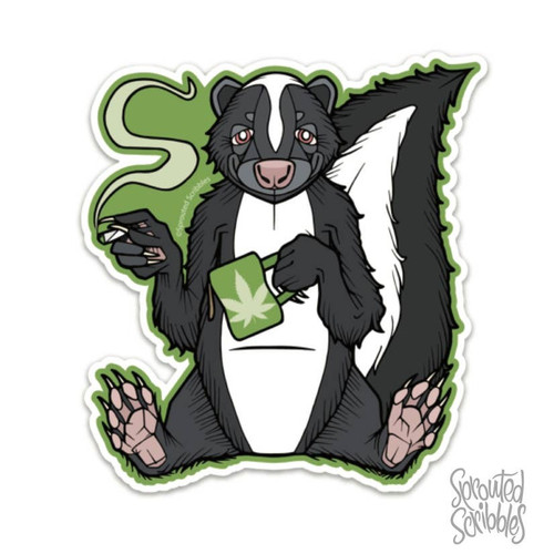 Sticker - Stoner Skunk Sticker - Stoner Skunk