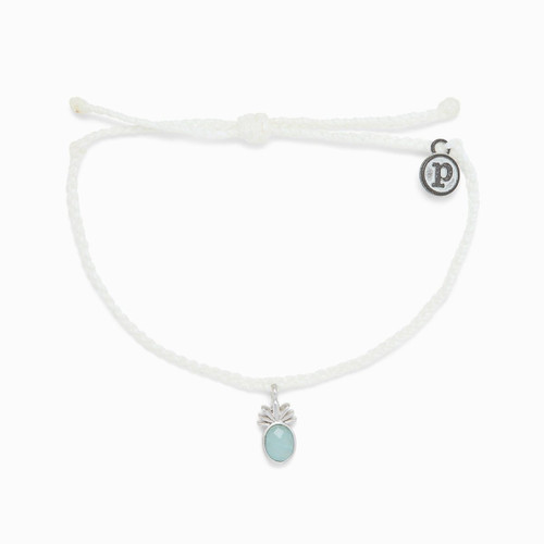 Sale Bracelet/Pura Vida - Tropical Breeze/Silver/White Sale Bracelet/Pura Vida - Tropical Breeze/Silver/White