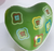 Chime Heart - Classic/Wavy Squares on Green Chime Heart - Classic/Wavy Squares on Green