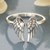 Ring/Adjustable - Angel Wing
