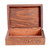 Box - Carved Wood/Lotus