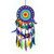 Dreamcatcher - Rainbow Hand Crochet Star Design with Feather/Beads Dreamcatcher - Rainbow Hand Crochet Star Design with Feather/Beads