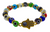 Bracelet/Evil Eye - Glass Beads w/Elastic