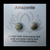 Gemstone Earrings - Amazonite/Cabochon/8mm Gemstone Earrings - Amazonite/Cabochon/8mm