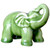 Elephant - Crackle/Ceramic Elephant - Crackle/Ceramic