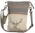 Clea Ray/Crossbody - Double Zipper Deer