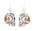 Earrings - Profile Sugar Skull Earrings - Profile Sugar Skull