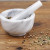 Mortar & Pestle - White/Gray Marble Mortar & Pestle - White/Gray Marble