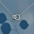 Necklace - Sterling Silver Linked Circles Necklace - Sterling Silver Linked Circles