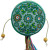 Peace Spin Drum Green Shaker Instrument Peace Spin Drum Green Shaker Instrument
