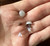Gemstone Earrings - Rose Quartz/Cabochon/10mm Gemstone Earrings - Rose Quartz/Cabochon/10mm