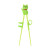 Chopsticks/Beginner - Lucky Cat/Green Chopsticks/Beginner - Lucky Cat/Green