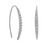 Earrings - CZ Line Wire