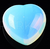$12 Gemstone Heart - Opalite