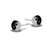 Earrings - 6mm Ying Yang Studs
