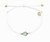 Bracelet/Pura Vida - Stone/Chalcedony/Triangle/White